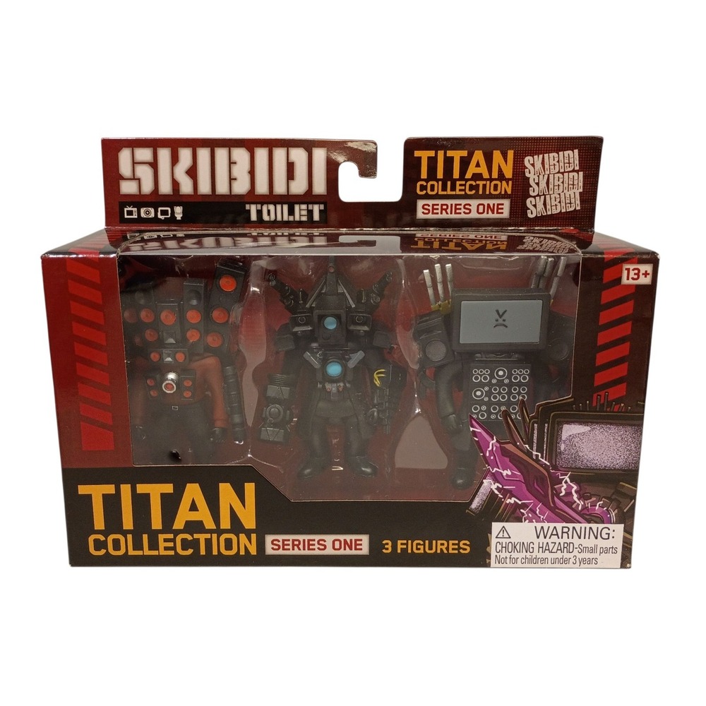 Skibidi Toilet Titan Collection Series One (3 Figures) - New in Box‎
